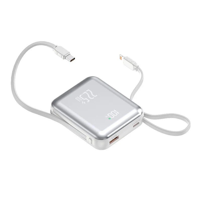 Multifunktionale Powerbank mit Digitalanzeige Skanto