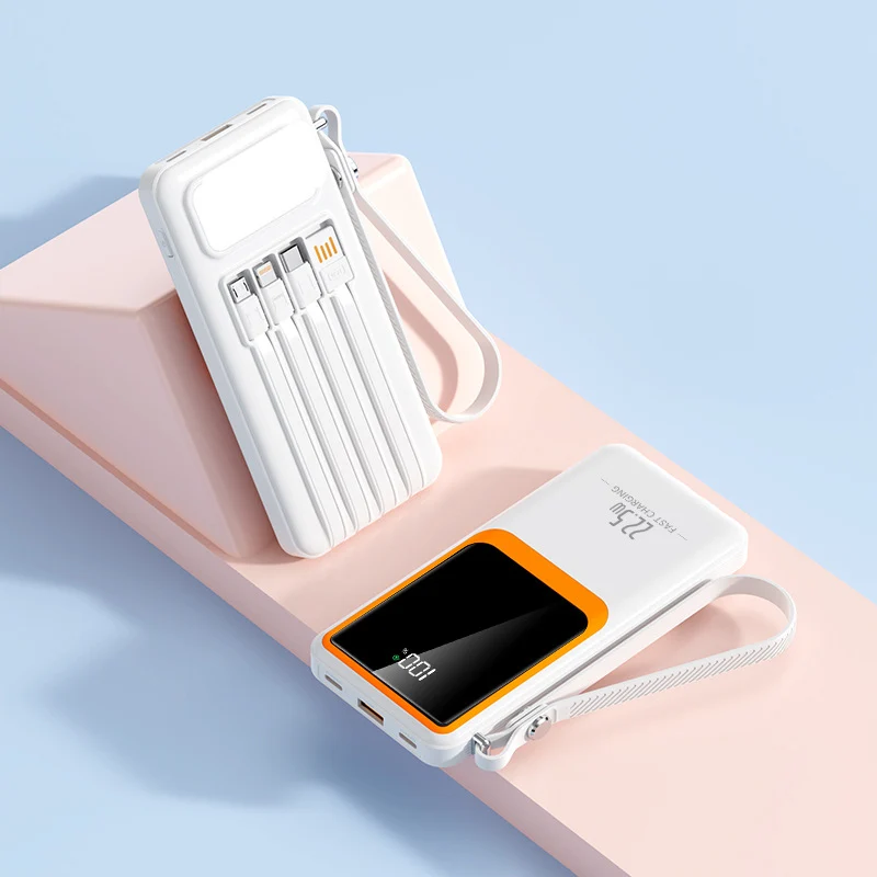 Kompakte Powerbank mit Digitalanzeige Skanto