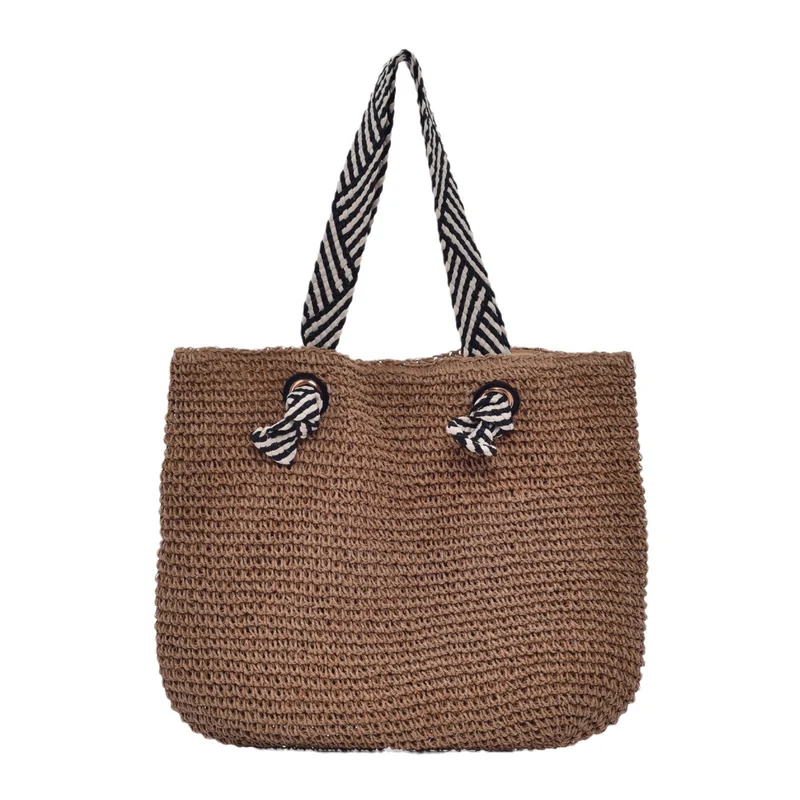 Handtasche mit gestreiften Riemen Skanto