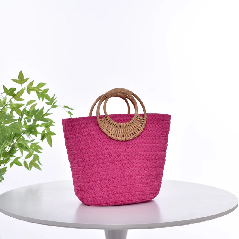 Handtasche mit geflochtenem Griff Skanto