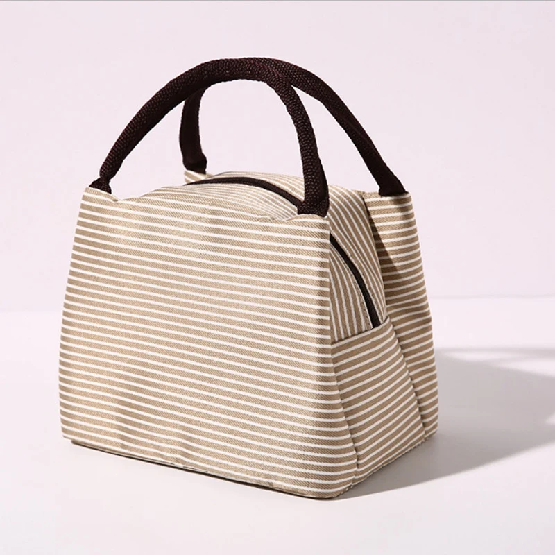 Isolierte Lunchtasche mit stilvollen Streifen Skanto