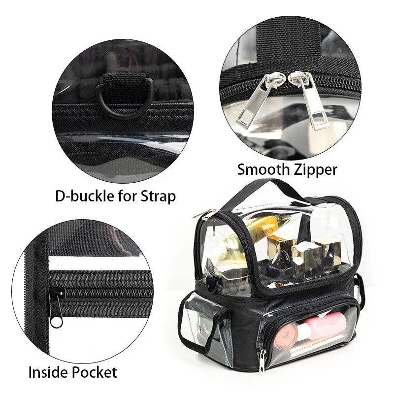 Praktische transparente Kosmetiktasche Skanto
