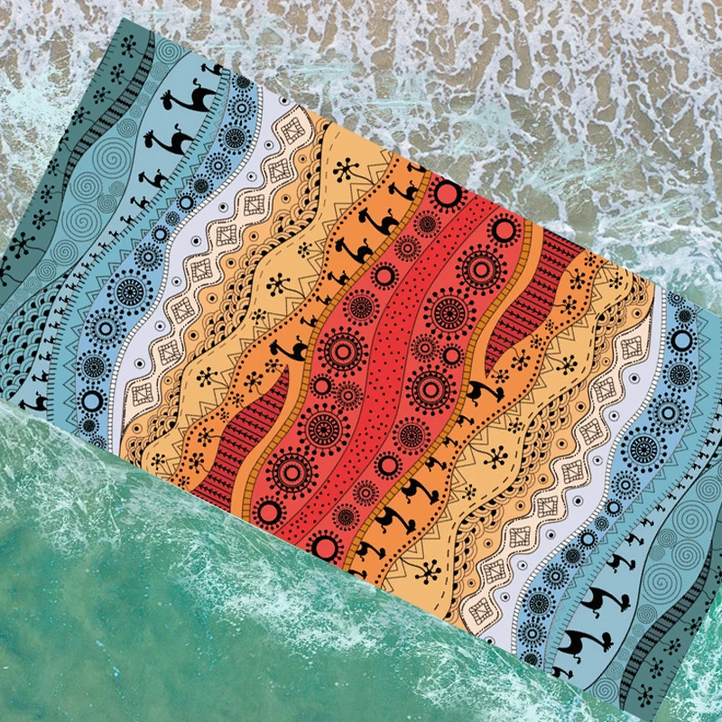Strandtuch mit einzigartigem grafischem Muster Skanto