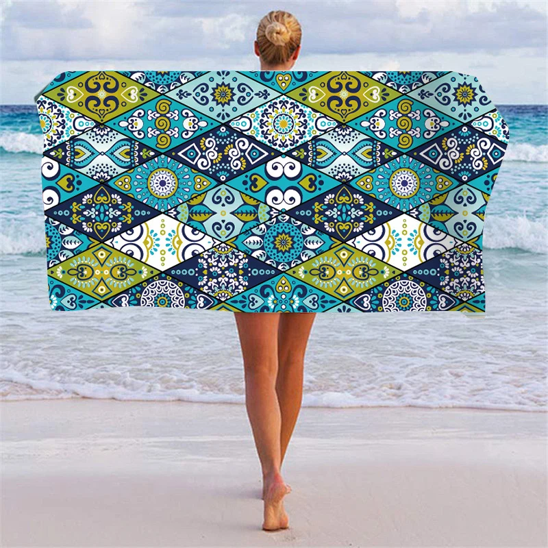 Strandtuch mit einzigartigem geometrischem Muster Skanto