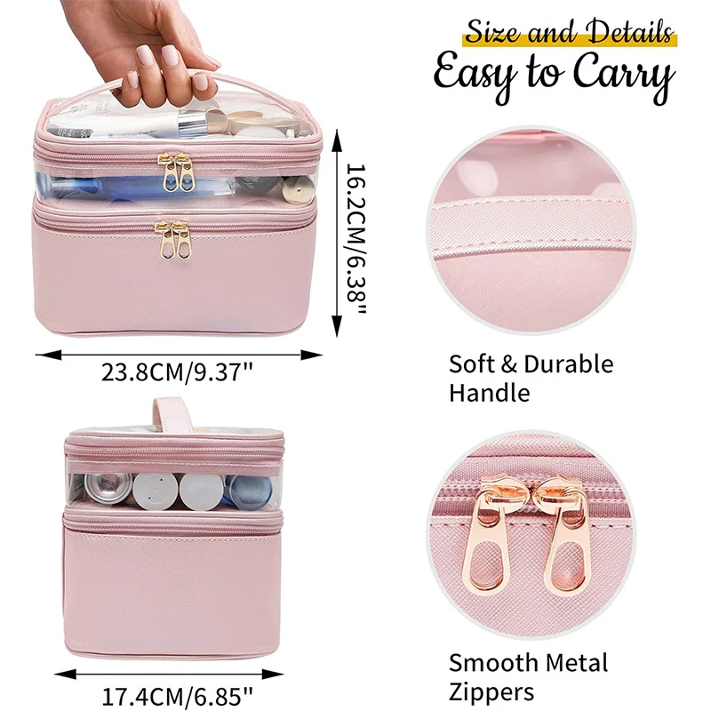 Kosmetik-Organizer mit Doppelfach Skanto