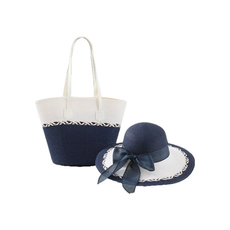 Stilvoller Sonnenhut und praktische Strandtasche Skanto