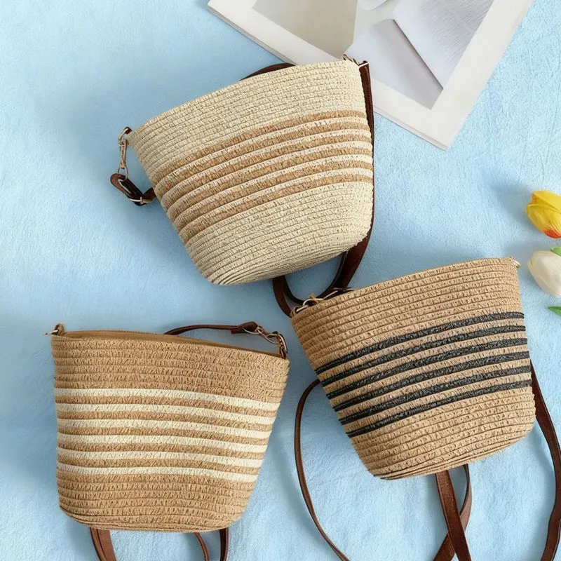 Handgemachte Schultertasche im Boho-Stil Skanto
