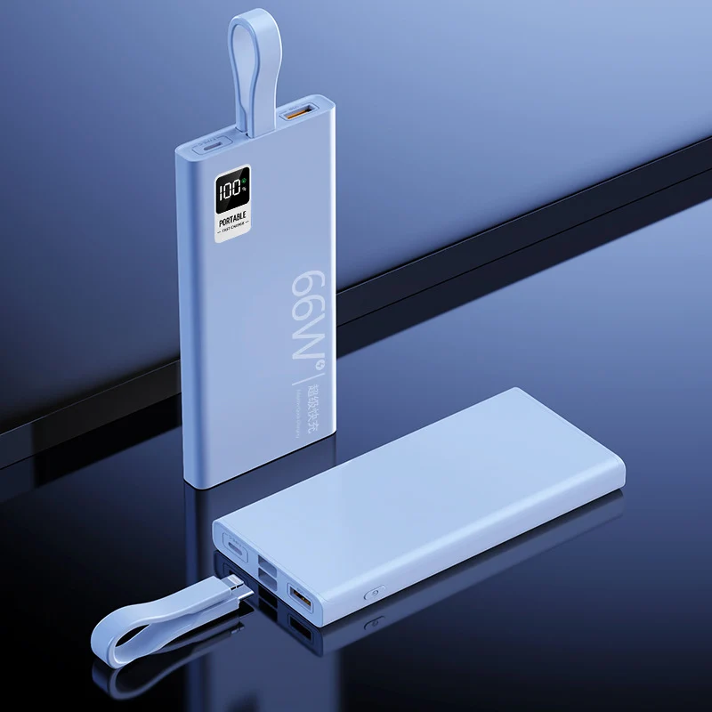 Hochleistungs-USB-C-Powerbank mit digitalem Ladestatus