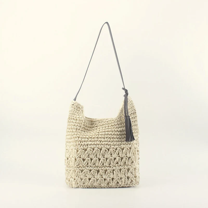 Handgemachte Hobo Bag aus Naturmaterial Skanto