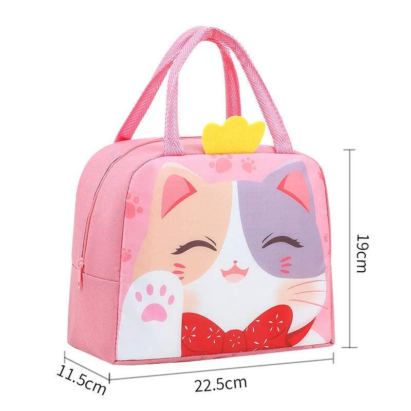 Isolierte Kinderhandtasche mit niedlichem Hasen-Motiv Skanto