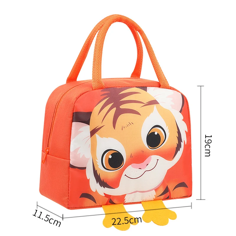 Isolierte Kinderhandtasche mit niedlichem Hasen-Motiv Skanto