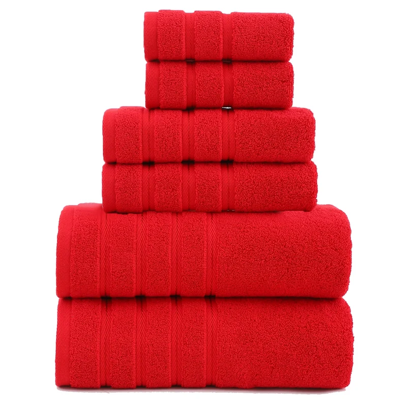 Baumwoll-Strandtuch-Set mit extra hoher Saugfähigkeit Skanto