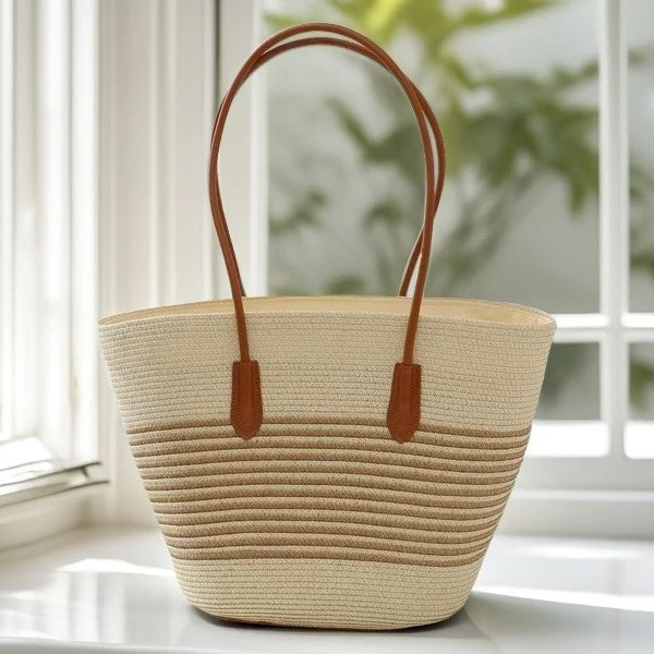 Handgefertigte Strandtasche Skanto