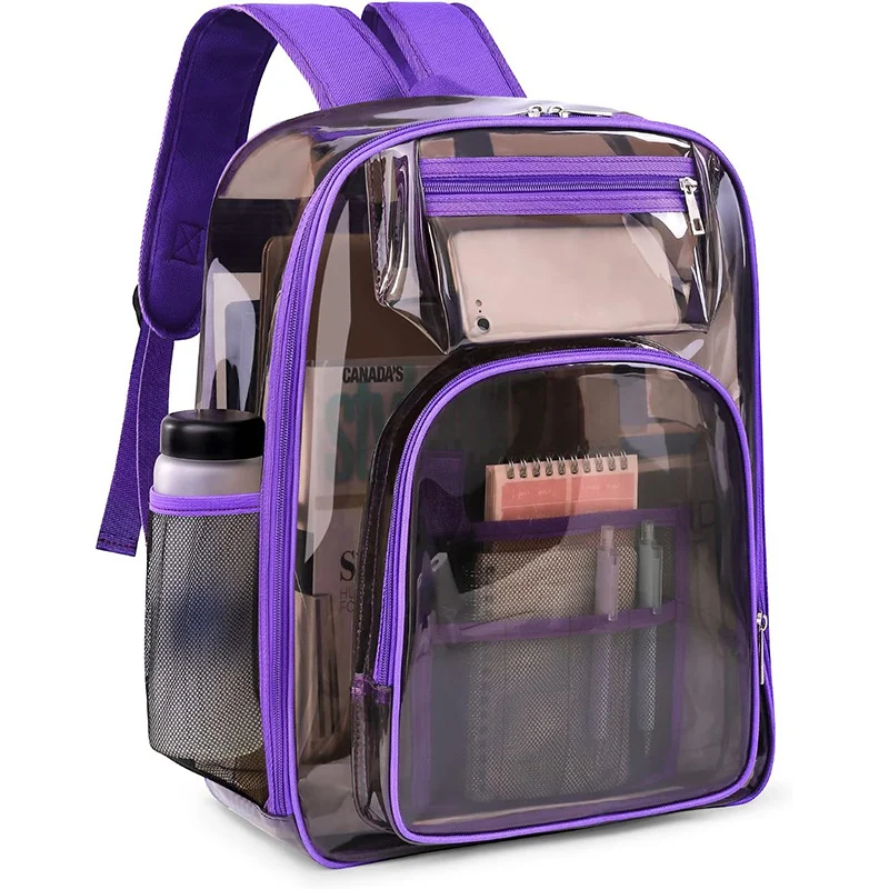 Transparente Schultasche Skanto