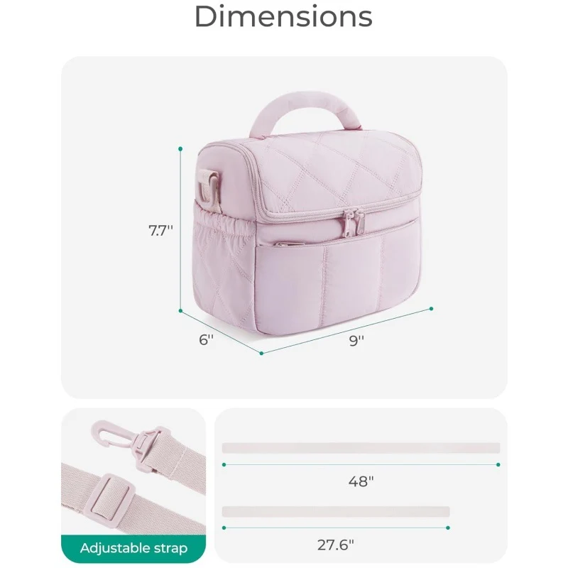 Isolierte Kosmetiktasche mit mehreren Fächern Skanto