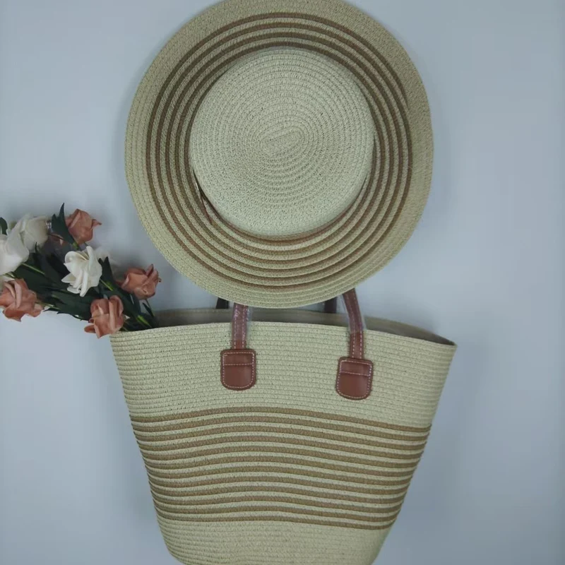 Strandtaschen- und Sonnenhut-Set Skanto