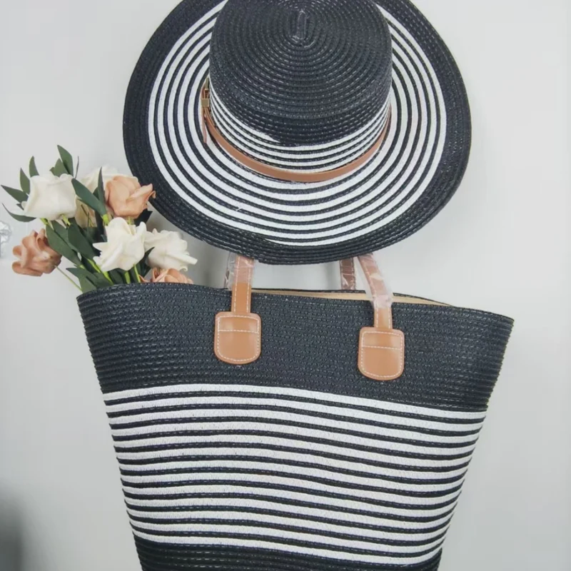Strandtaschen- und Sonnenhut-Set Skanto