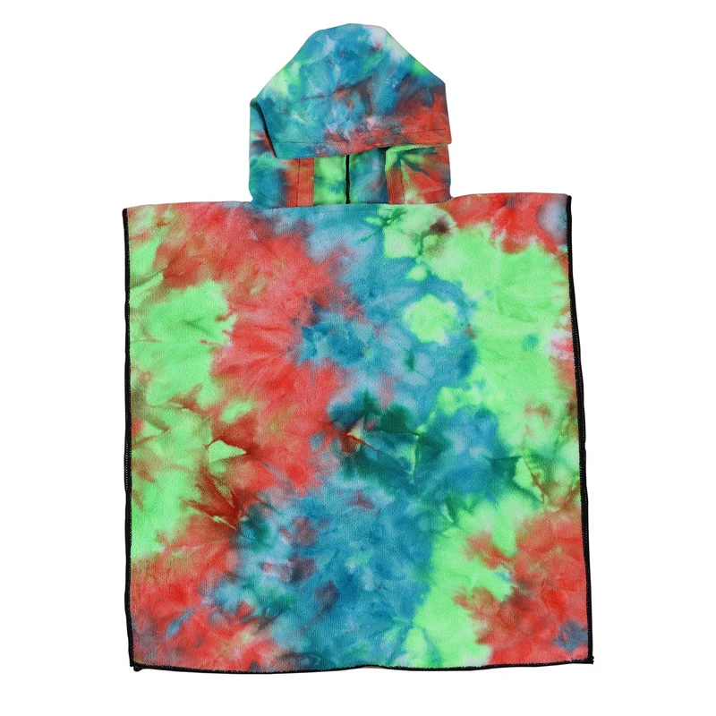 Flauschiger Kapuzen-Badeponcho Skanto