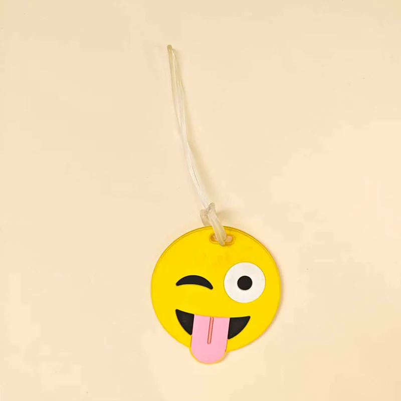 Unisex Emoji-inspirierter Kofferanhänger Skanto