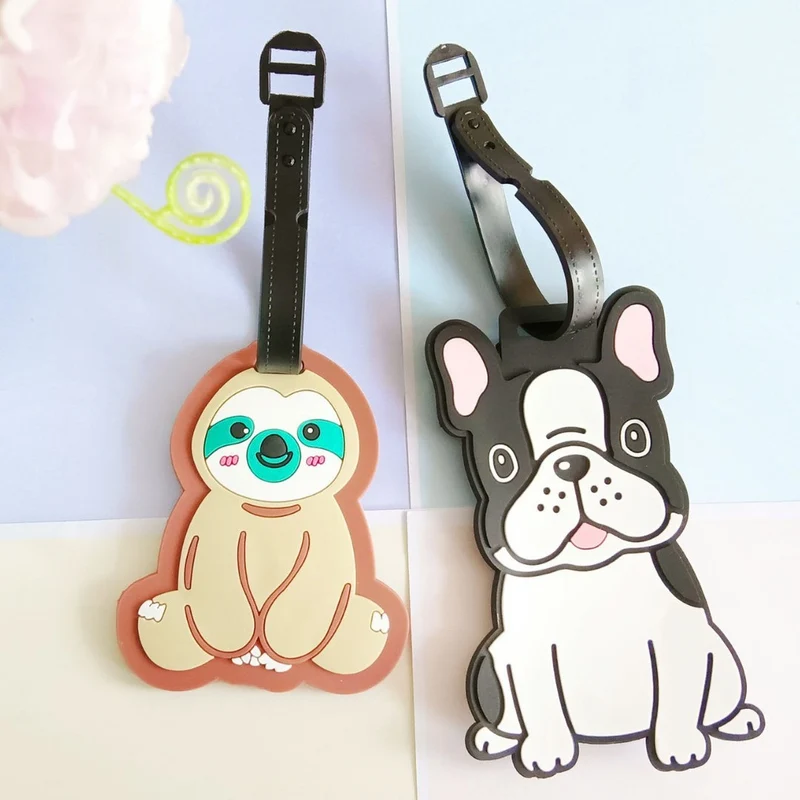 Unisex Niedlicher Französischer Bulldoggen-Gepäckanhänger Skanto