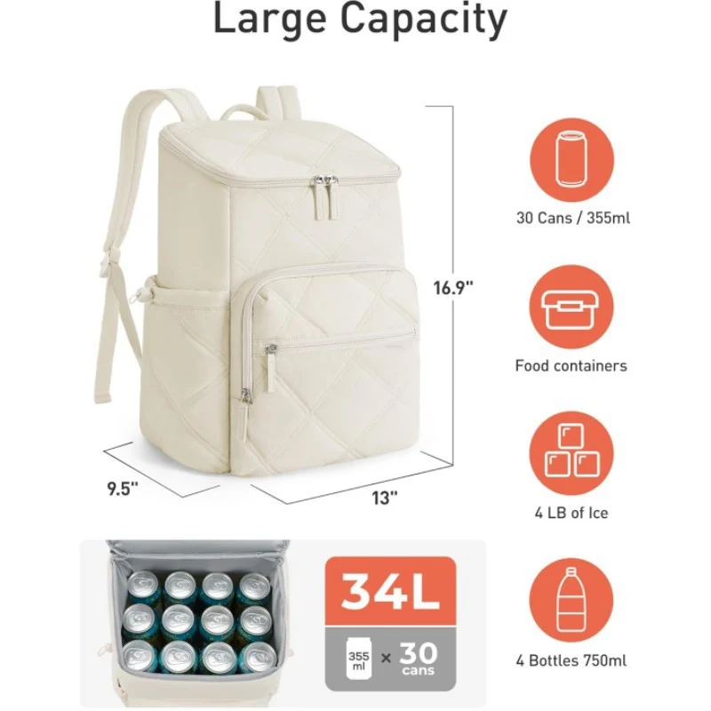 Hoher rechteckiger City-Rucksack mit multifunktionalen Fächern Skanto