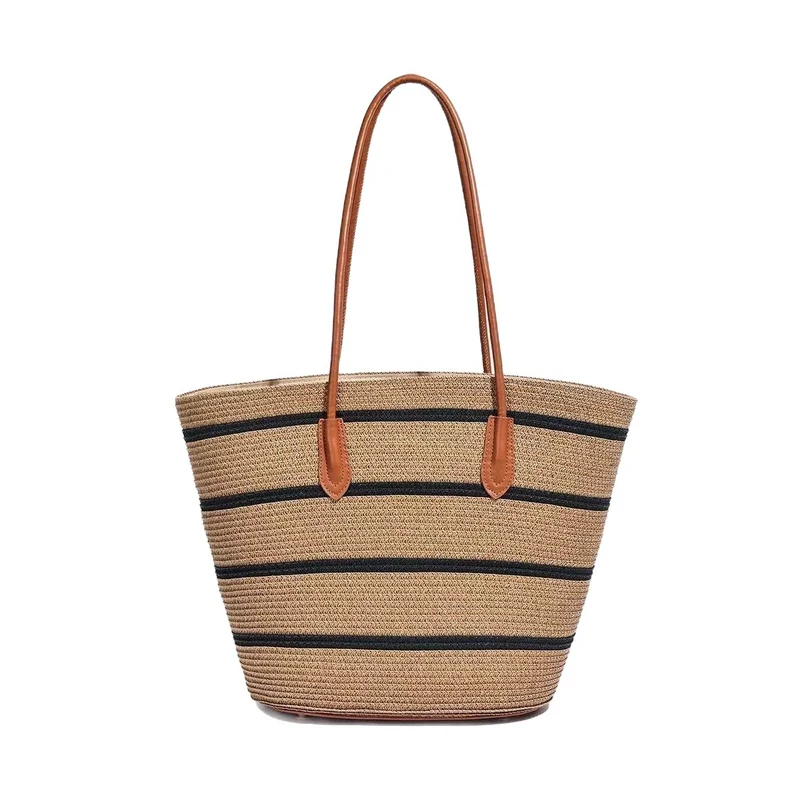 Elegante Strandtasche mit passendem Sonnenhut Skanto