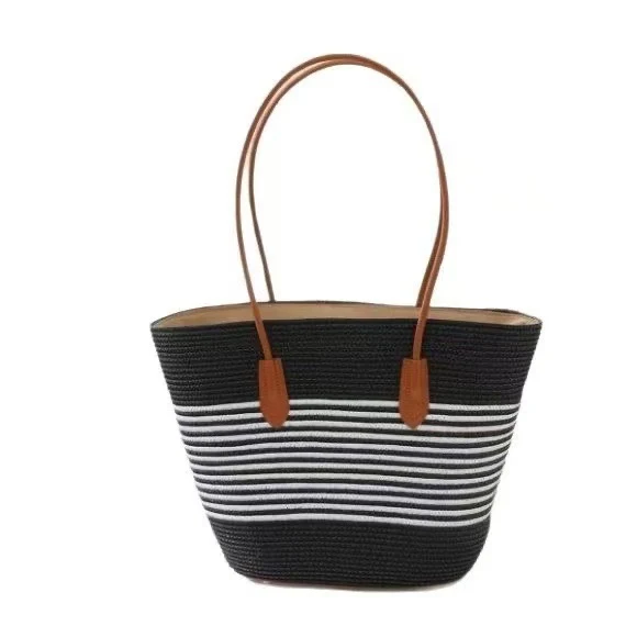 Elegante Strandtasche mit passendem Sonnenhut Skanto