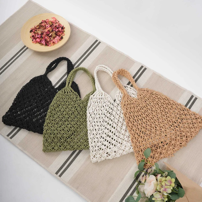 Handgemachte Netztasche Skanto