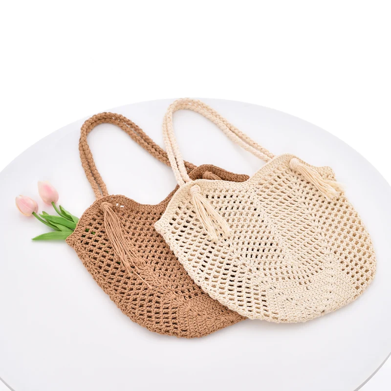 Handgemachte Makramee Strandtasche Skanto