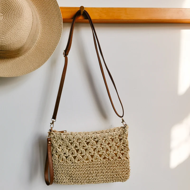 Handgemachte Makramee-Clutch Skanto