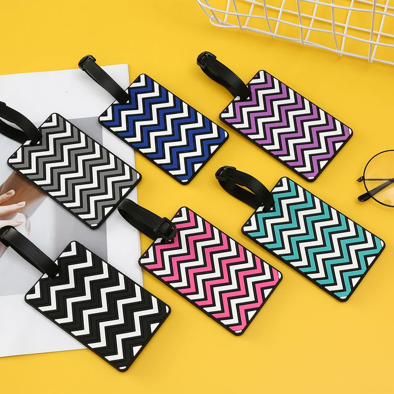 Unisex Chevron-Muster Gepäckanhänger Skanto