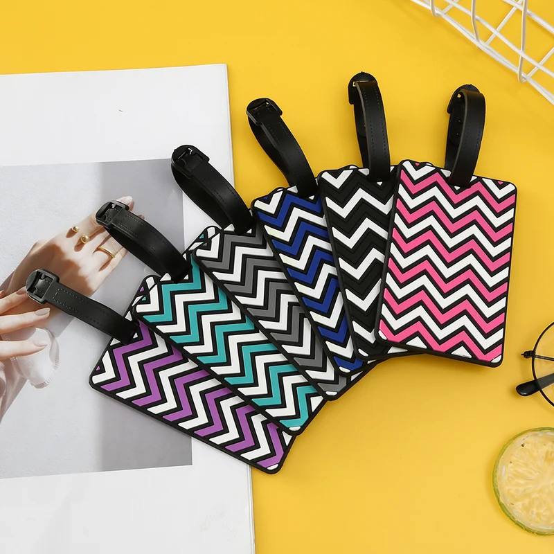 Unisex Chevron-Muster Gepäckanhänger Skanto