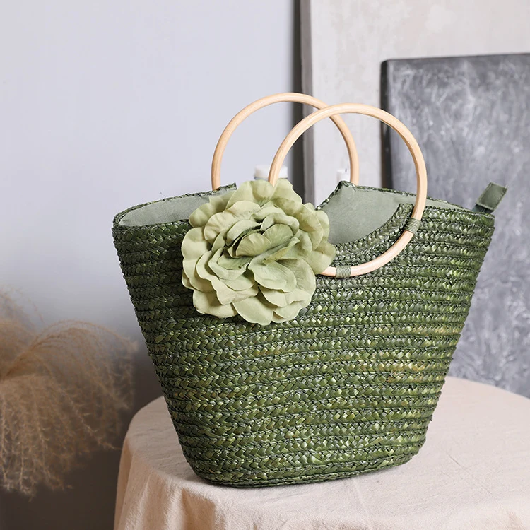 Handtasche mit floralen Details Skanto