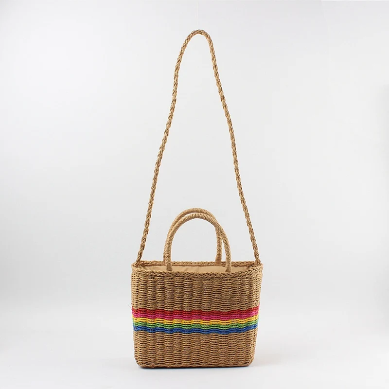 Handtasche mit farbenfrohem Streifendesign Skanto
