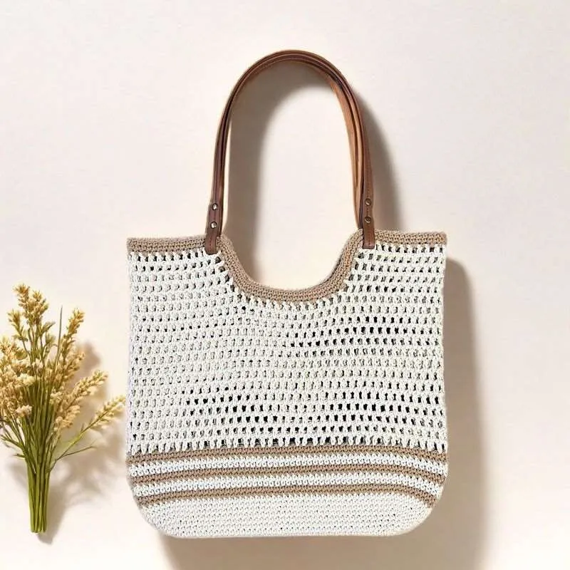 Handgemachte Makramee Strandtasche Skanto