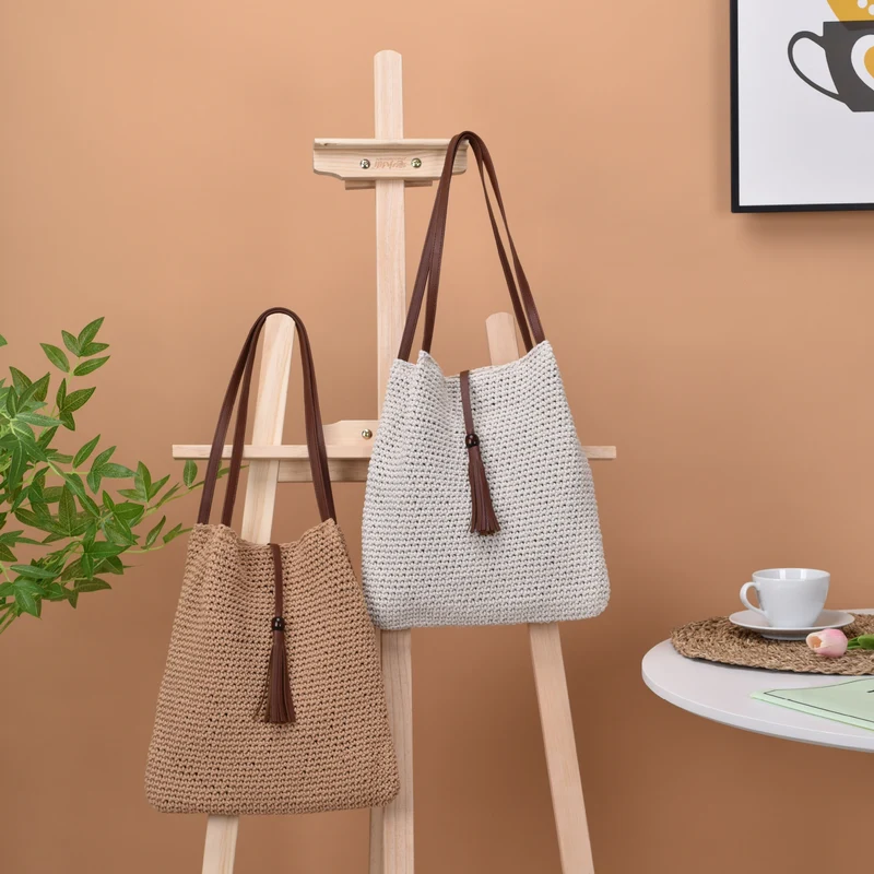 Handgemachte kroatische Makramee-Tasche Skanto