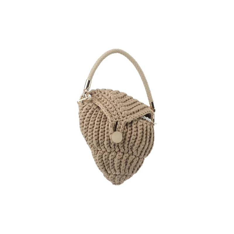 Hochwertige Makramee-Handtasche mit elegantem Verschluss Skanto