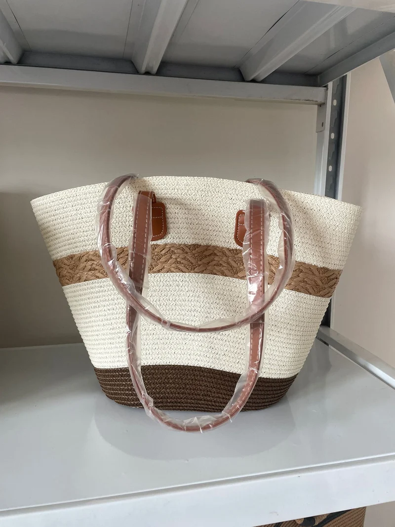 Elegante geflochtene Tragetasche Skanto