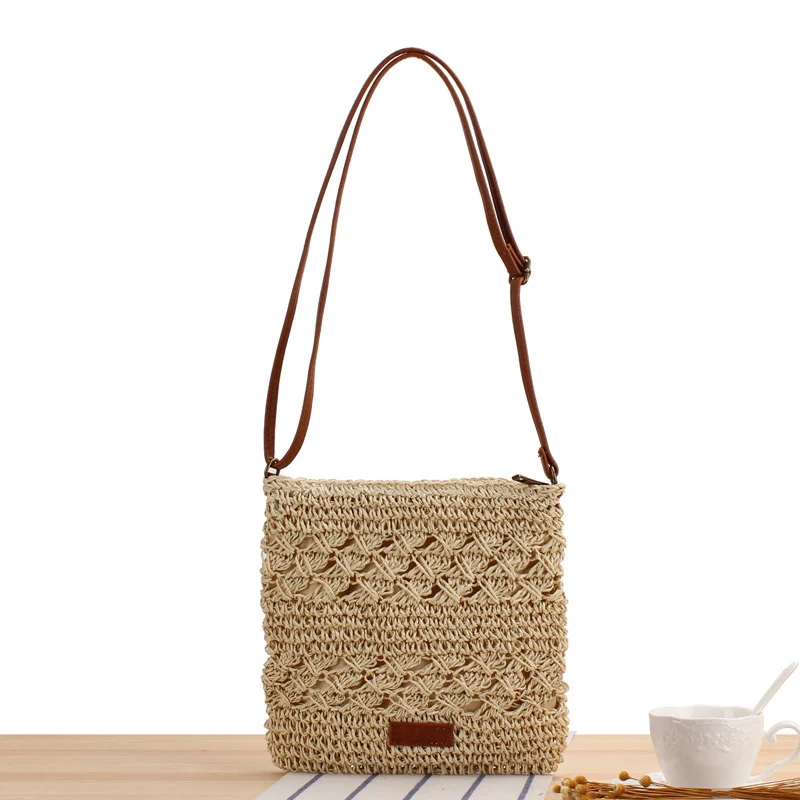 Handtasche mit modernem Flechtmuster Skanto