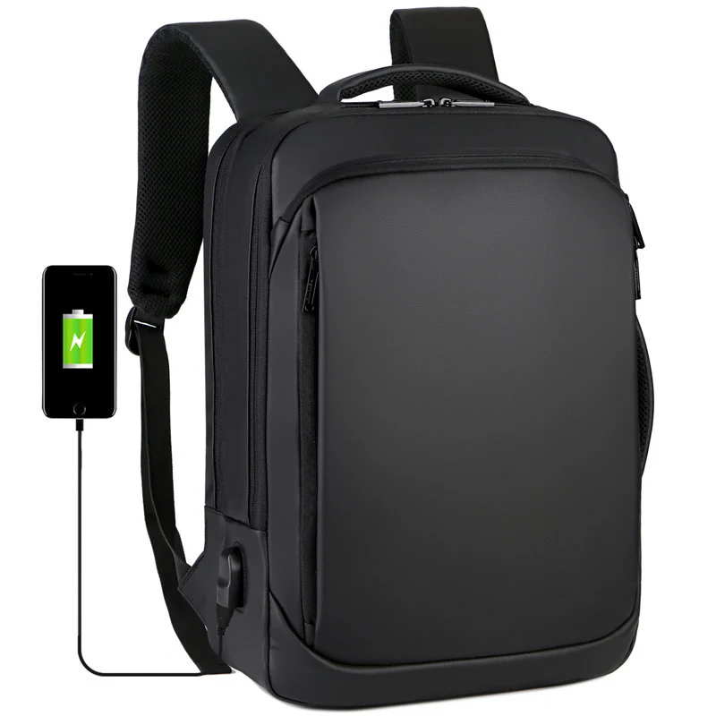 Laptop-Rucksack mit schlankem, wasserdichtem Design und mehreren Innenfächern Skanto