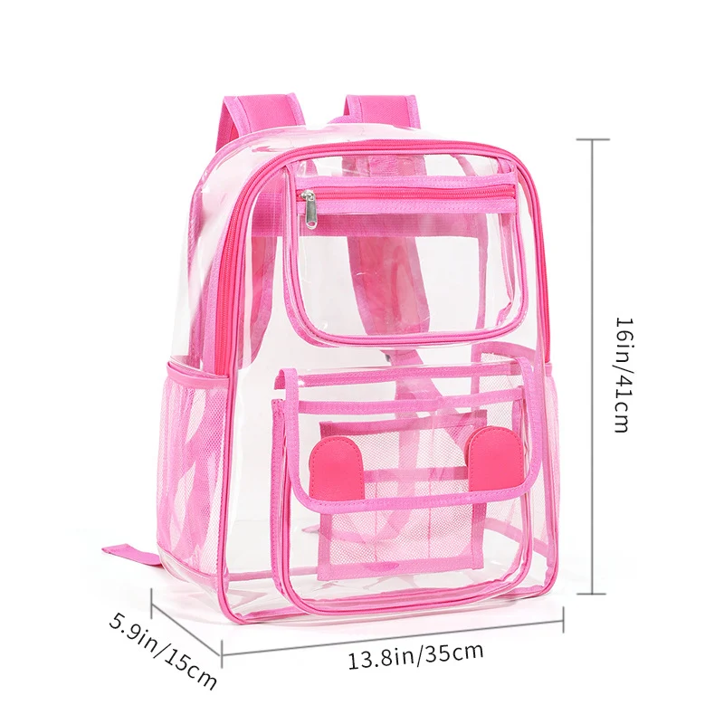 Transparenter Schulrucksack Skanto