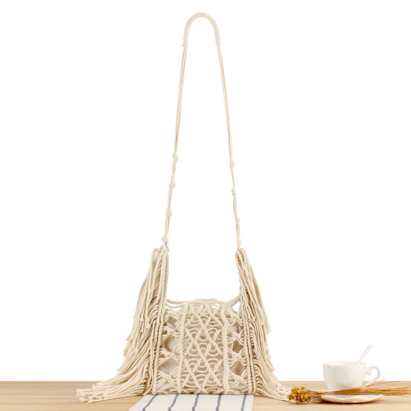 Handtasche mit künstlerischem Makramee-Design Skanto 1784182970