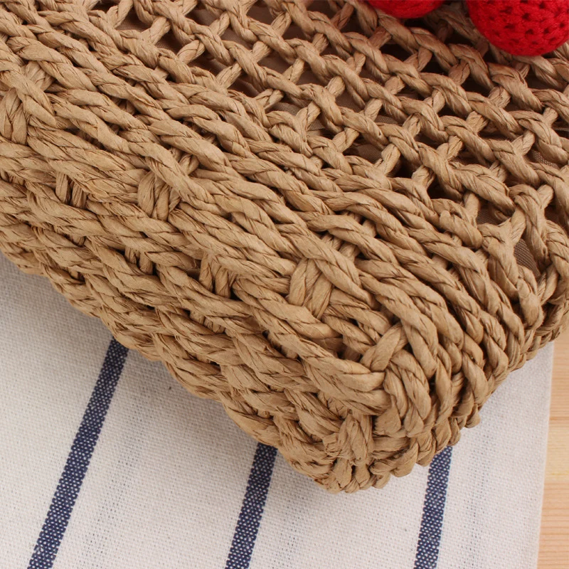 Umhängetasche mit handgemachtem Fruchtmotiv Skanto