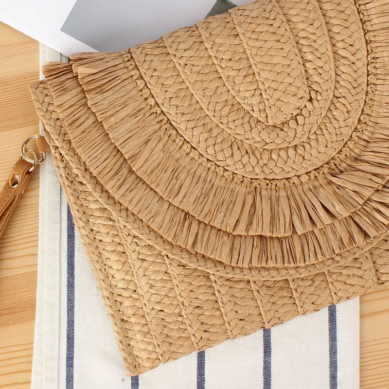 Handtasche mit Fransenverzierung Skanto