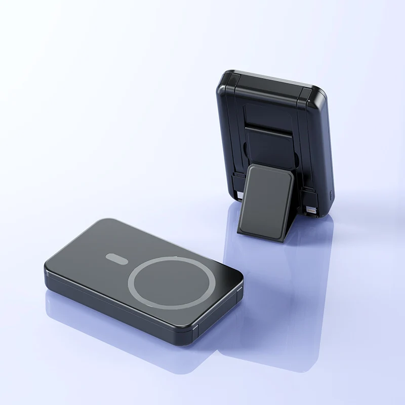 Tragbare kabellose Powerbank mit integriertem Ständer Skanto