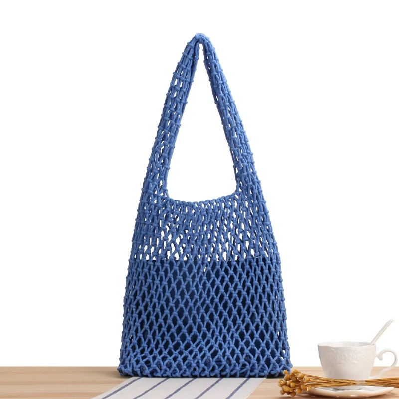Netztasche Handgemacht Naturmaterial Skanto