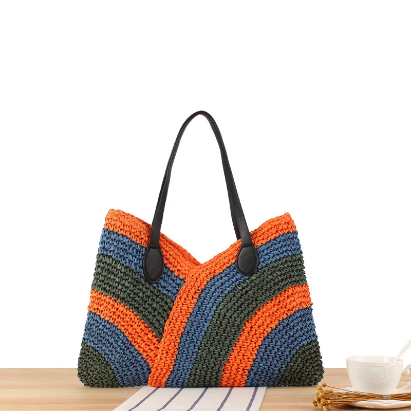 Handtasche im modernen Wellenmuster Skanto