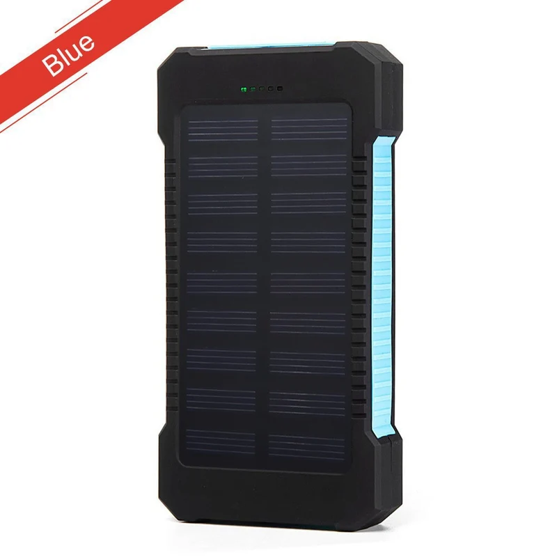 Solar-Powerbank mit integriertem LED-Licht und Kompass Skanto
