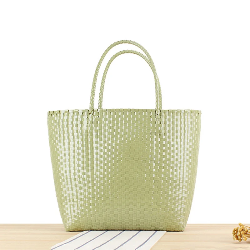 Moderne Strandtasche mit strapazierfähigem Geflecht Skanto