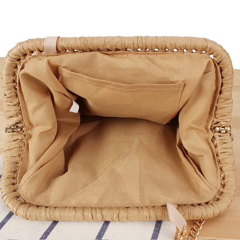 Elegante Handtasche im Makramee-Stil Skanto